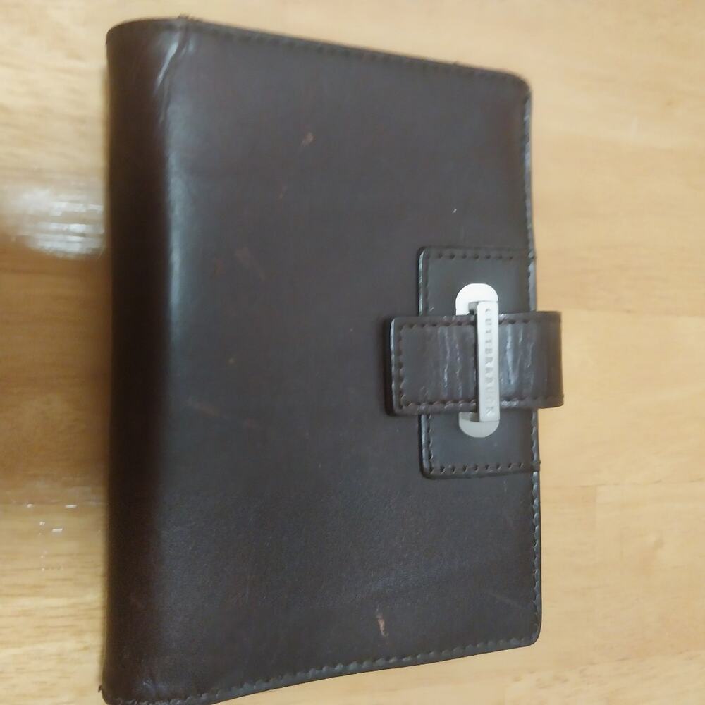 Cutter & Buck Brown Leather Travel Wallet